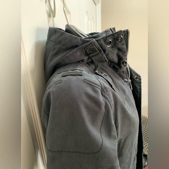 GSTAR RAW 3301 Black Hooded Jacket - Picture 5 of 16